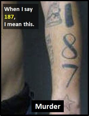 187 tattoo|what does 187 tattoo mean.